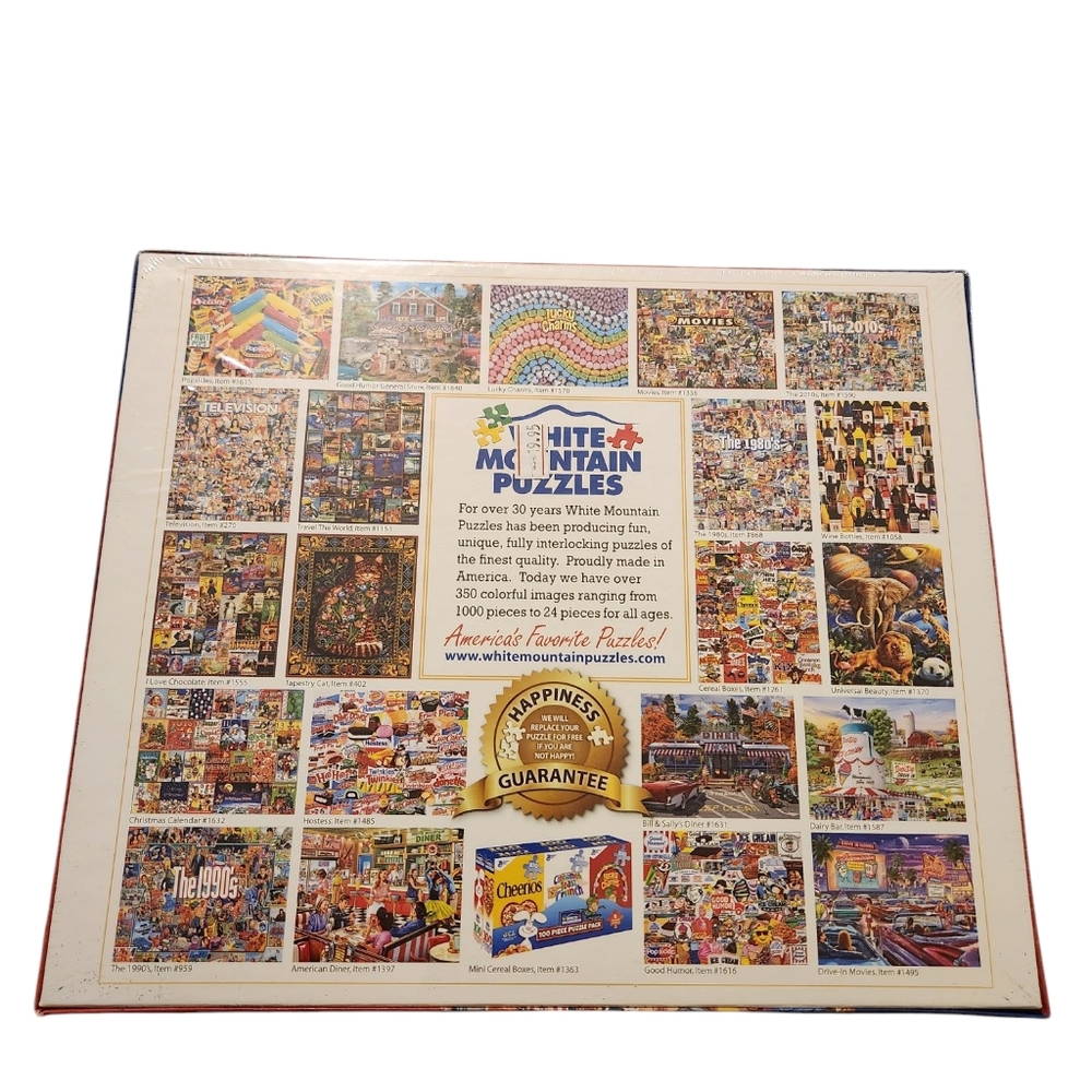 The 1990's White Mountain Puzzle 1000 Piece - Picture 2 of 4